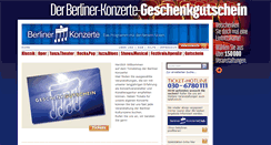 Desktop Screenshot of berliner-konzerte.de