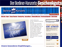 Tablet Screenshot of berliner-konzerte.de